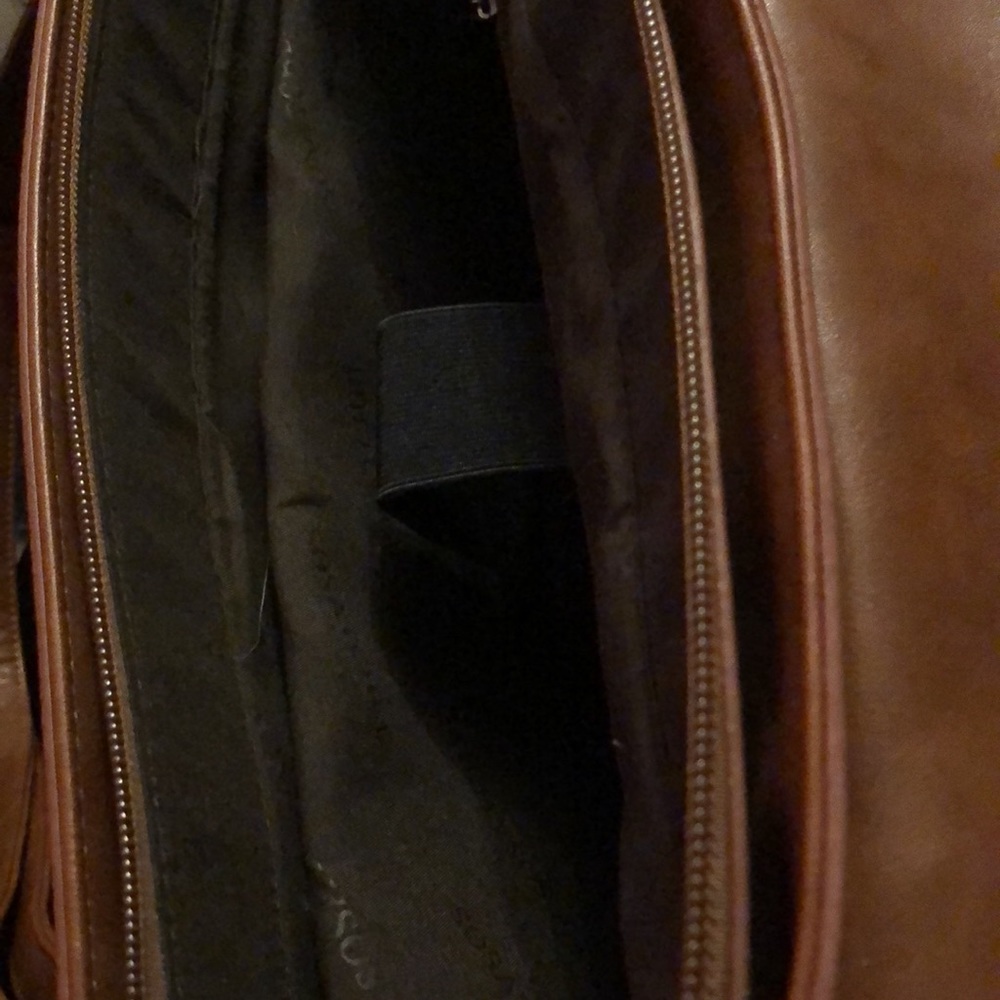 SoSatchel Brown Briefcase Messenger Crossbody Computer Bag - Picture 3 of 7